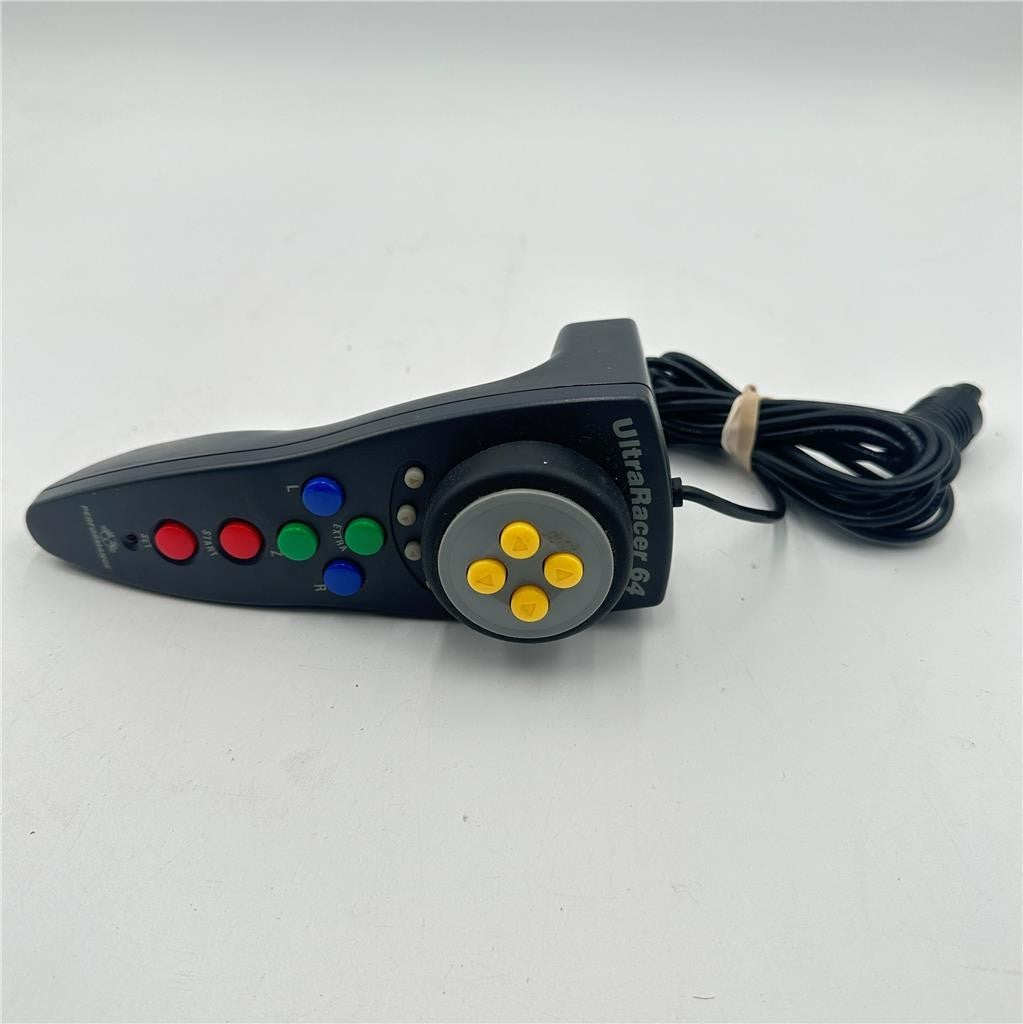 UltraRacer 64 Mini Hand-Held Steering Wheel Controller for N64 untested