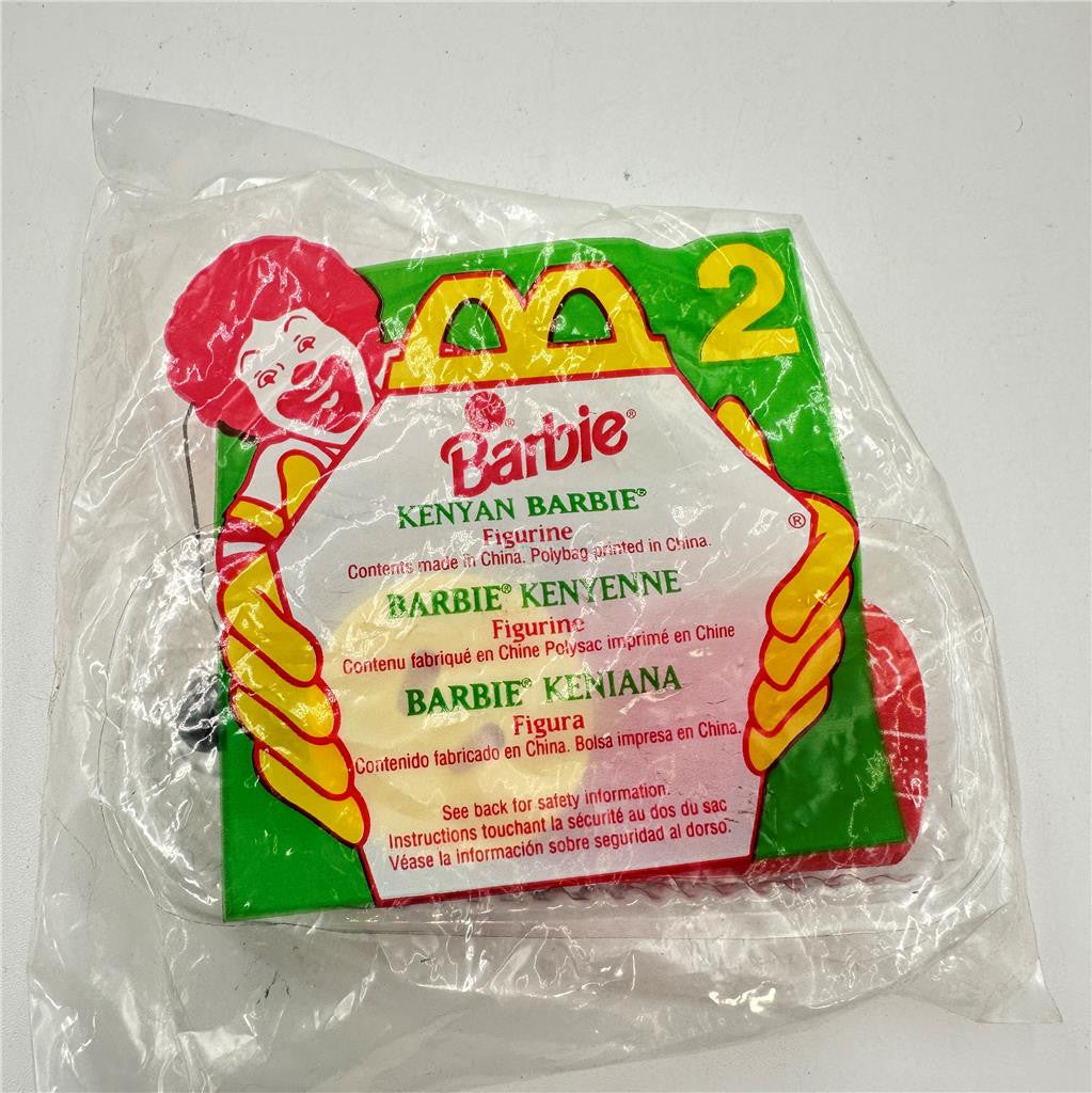 1995 McDonald's Kenyan Barbie Sealed Toy