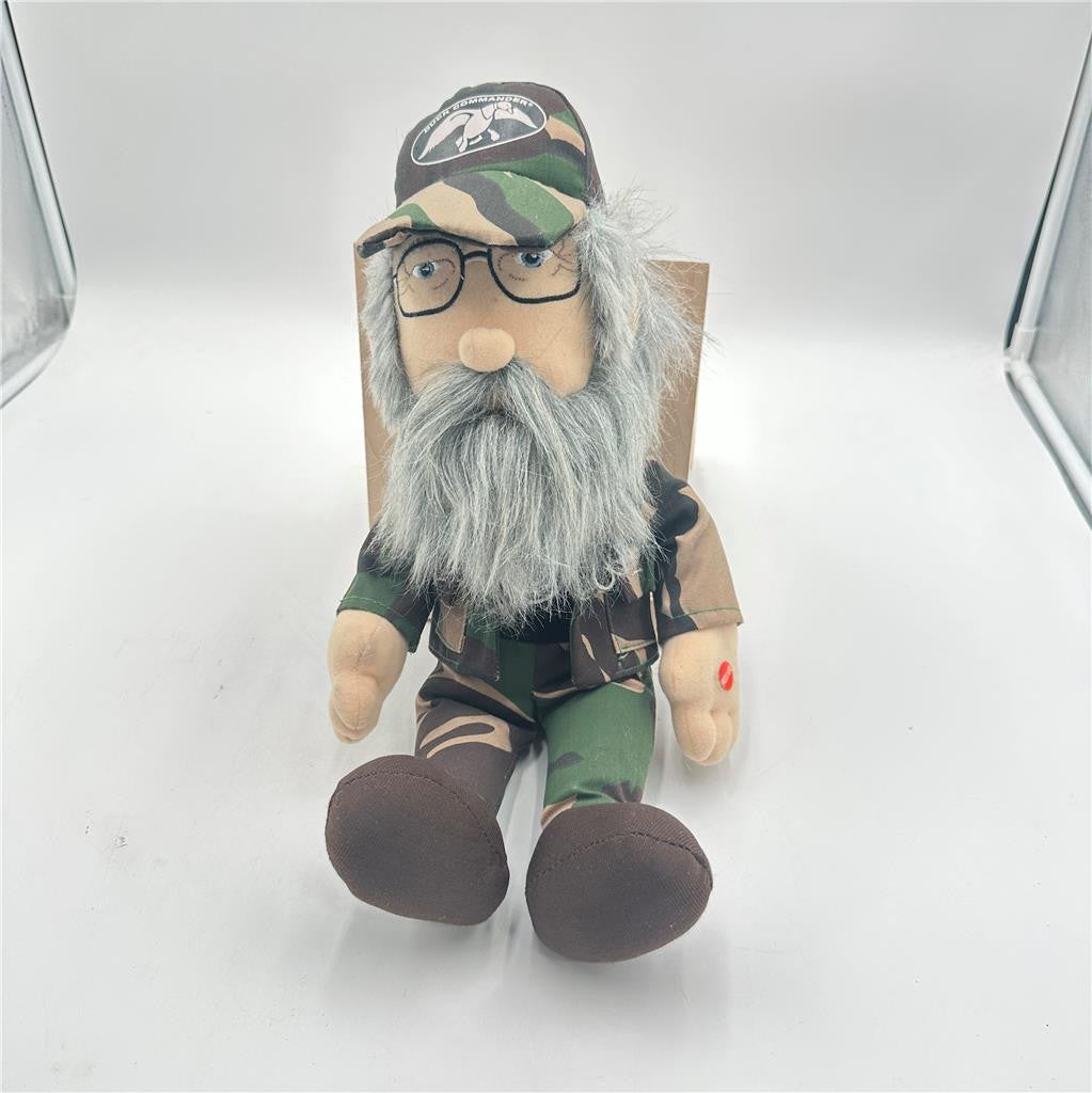 Just Funky Duck Dynasty 16" TALKING Uncle Si Robertson Plush Stuffed Toy Doll