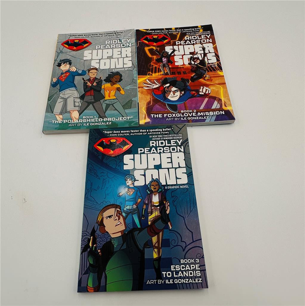 Ridley Pearson Super Sons Books 1-3