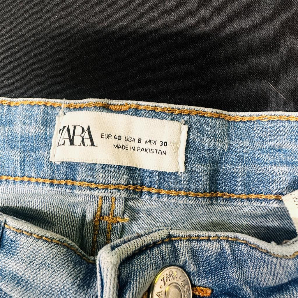 Zara Split Leg Flare Jeans Size 8