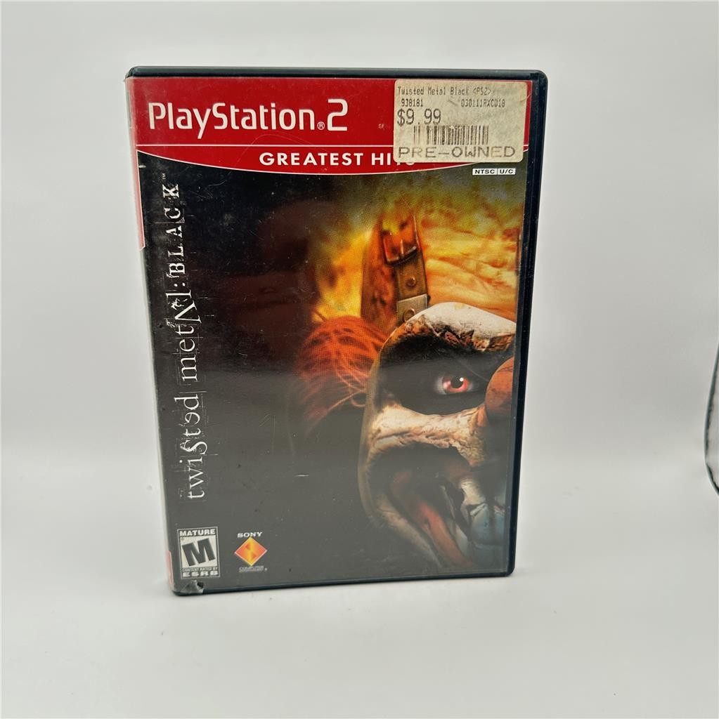 Twisted Metal: Black (Sony PlayStation 2, 2001) PS2 CIB w/ Manual Ships Free !!