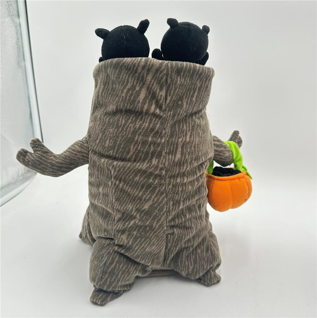 Animated Hallmark Spooky Tree Owl Plush 12" plays Adams Family Theme-Tested