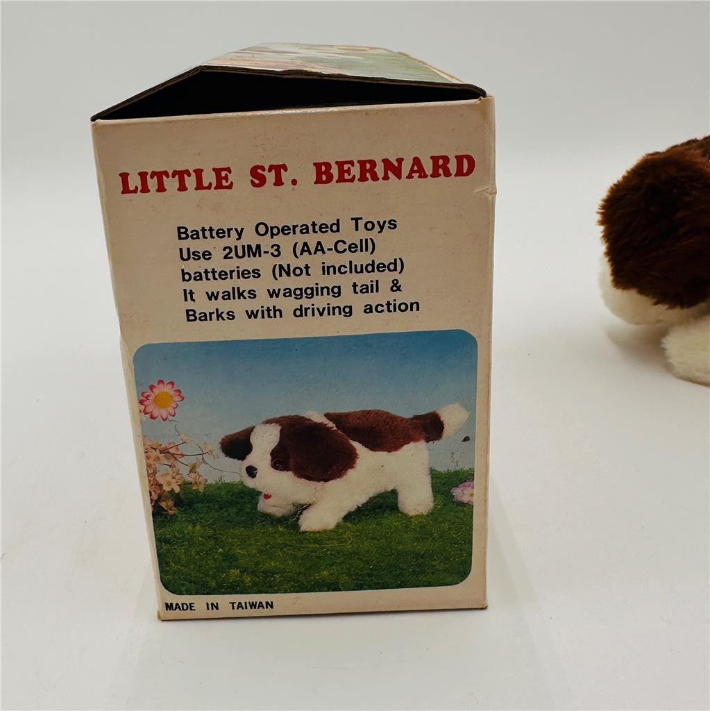 Vintage Little St Bernard Battery Operated Toy no. SC-7111 Not- Tested