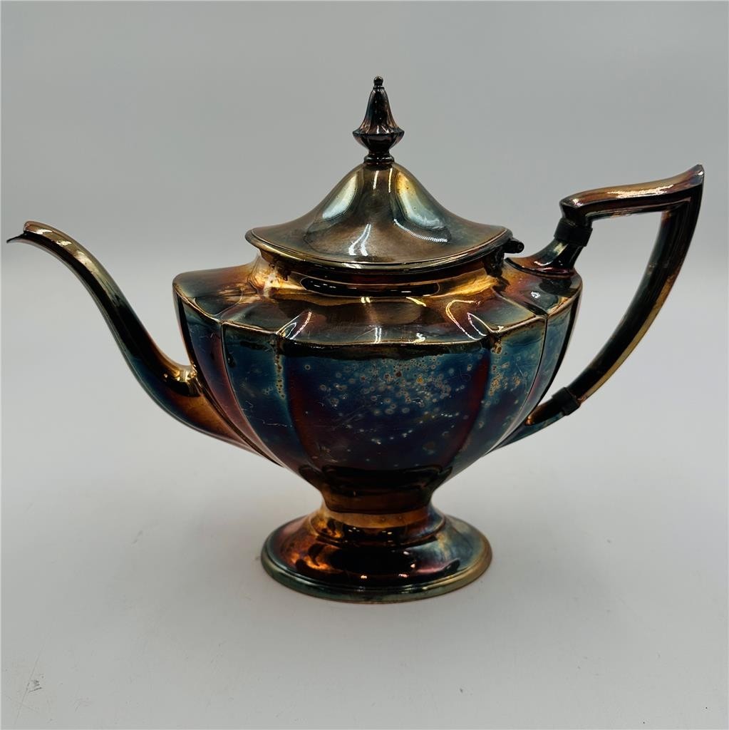 4 Pc MERIDEN S.P International S.CO Company 2406 Silverplate COFFEE /TEA Set