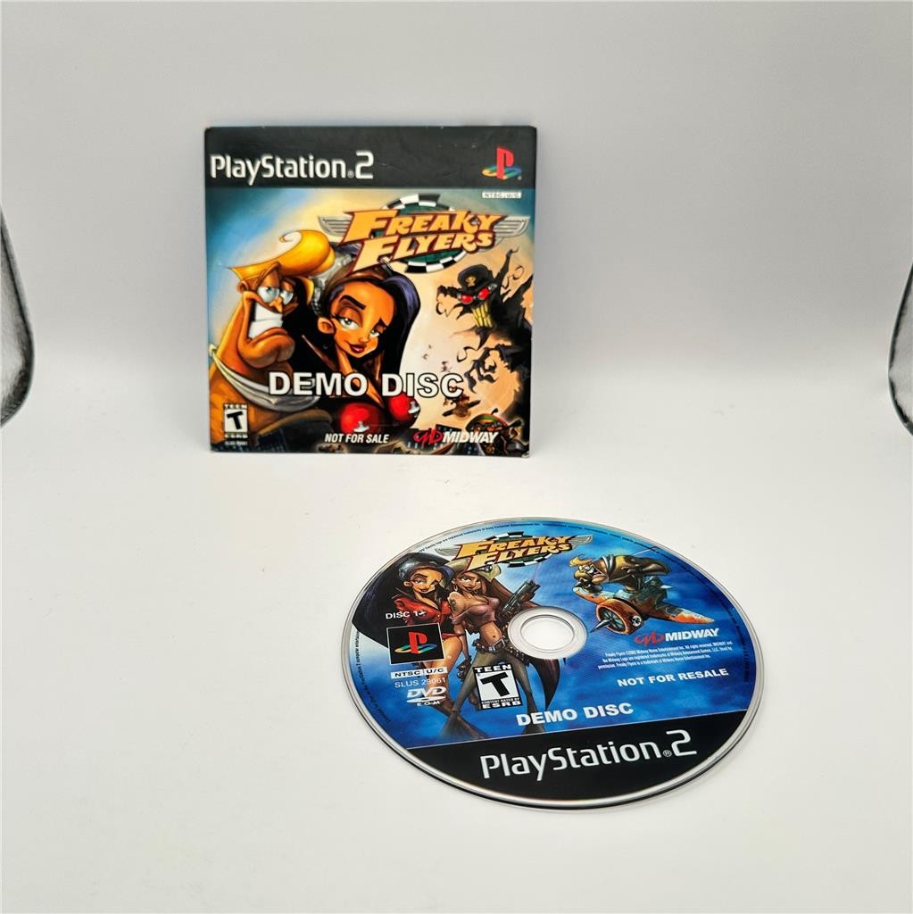 PlayStation 2 Freaky Flyers Demo Disc 2002 Midway SLUS-29061 PS2