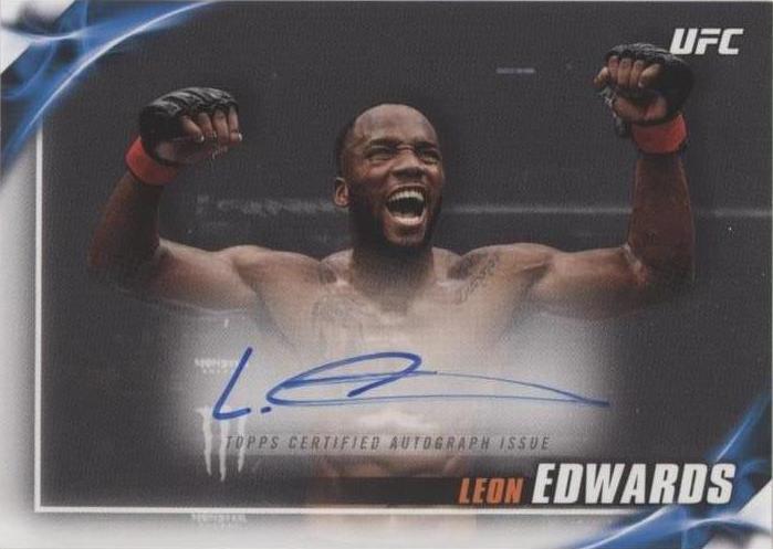2019 Topps UFC Knockout - Autographs Leon Edwards #KA-LE /99 (AU)