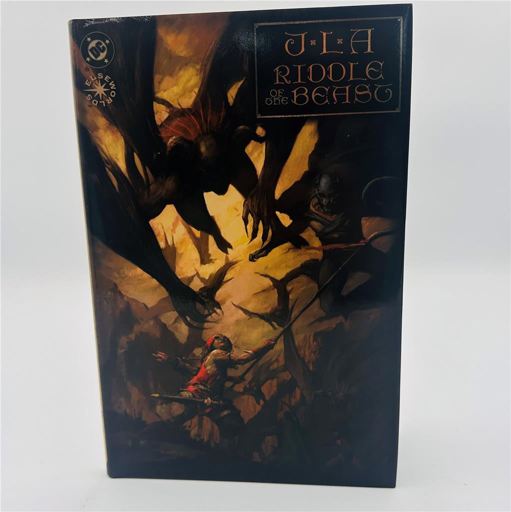 JLA: Riddle Of The Beast by Alan Grant DC Comics Elsewolds HARDCOVER