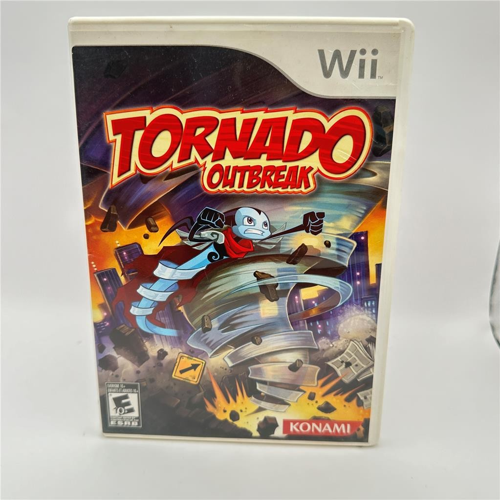 Tornado Outbreak (Nintendo Wii, 2009) No Manual! Tested & Working!