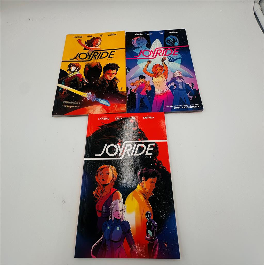 Joy Ride Vol 1-3 Graphic Novel Lanzing, Kelly