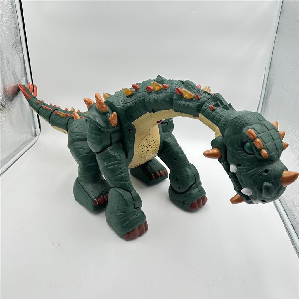 Fisher Price Imaginext Spike THe Ultra Dinosaur Green No Remote or Charger