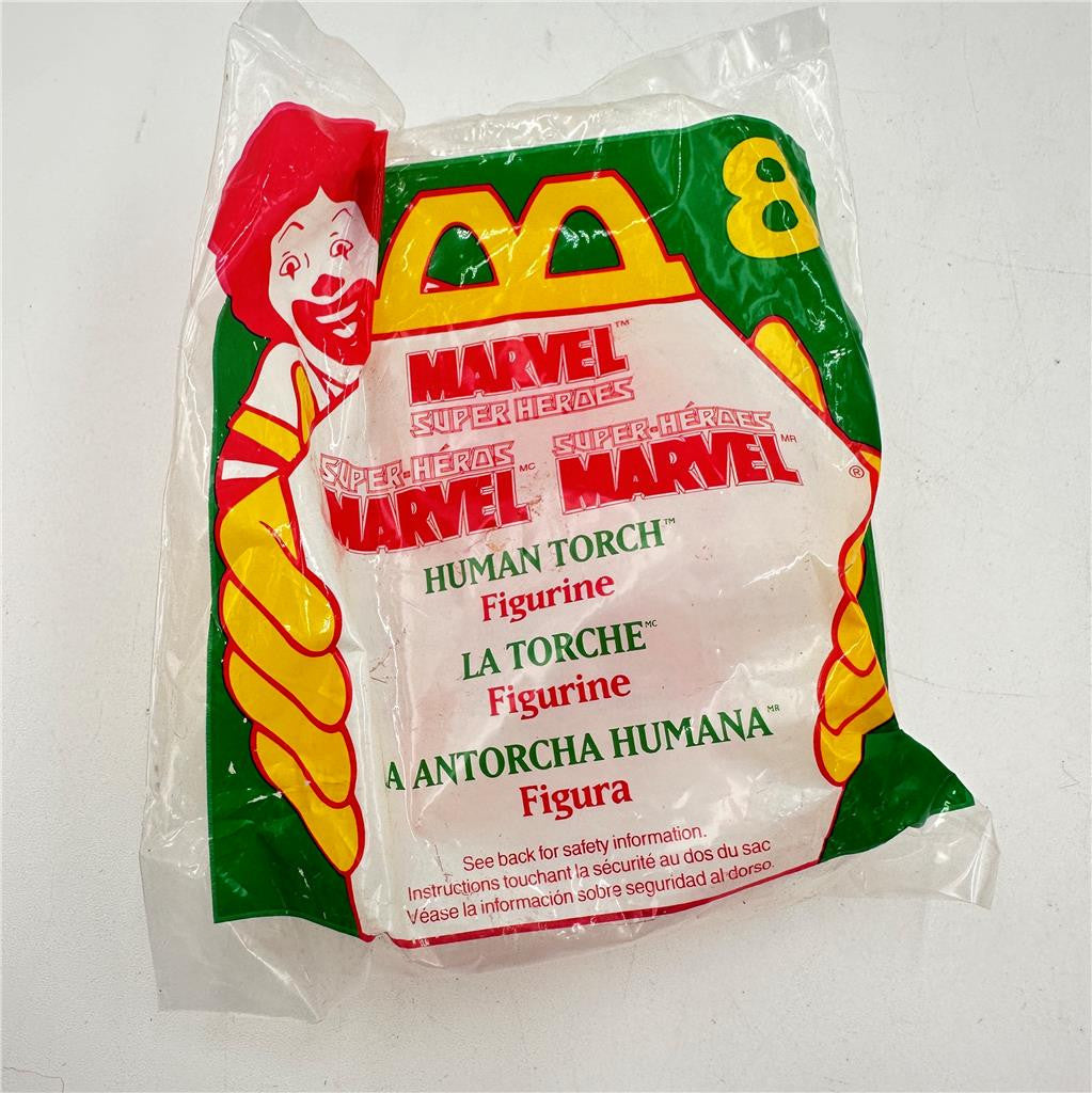 1996 McDonald's Marvel Human Torch Sealed Toy