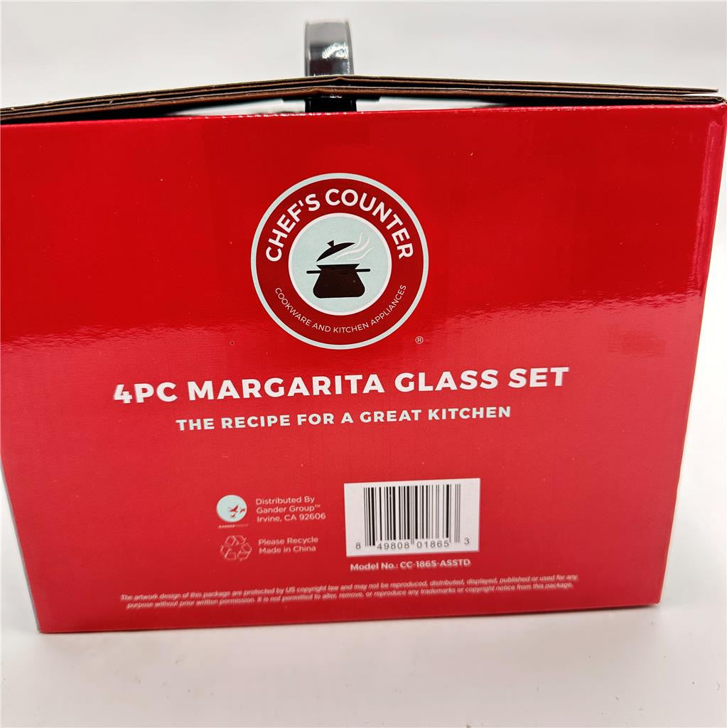 Chef's Counter Margarita Glass Set NEW