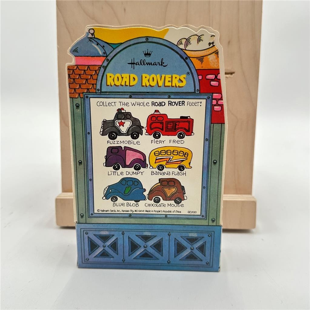 Vintage Hallmark Road Rovers Diecast Handpainted Chocolate Mouse Car