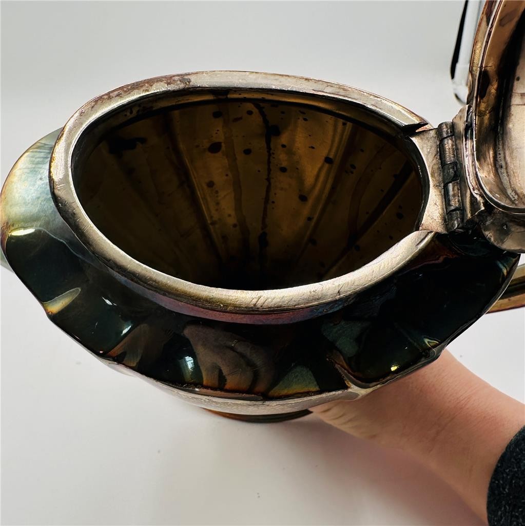 4 Pc MERIDEN S.P International S.CO Company 2406 Silverplate COFFEE /TEA Set