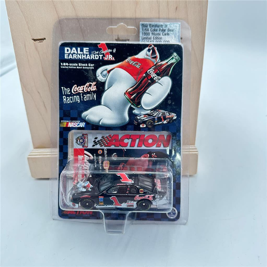 Action Nascar Dale Earnhardt Jr #1 Coke Polar Bear 1998 LE 1:64 Diecast Car