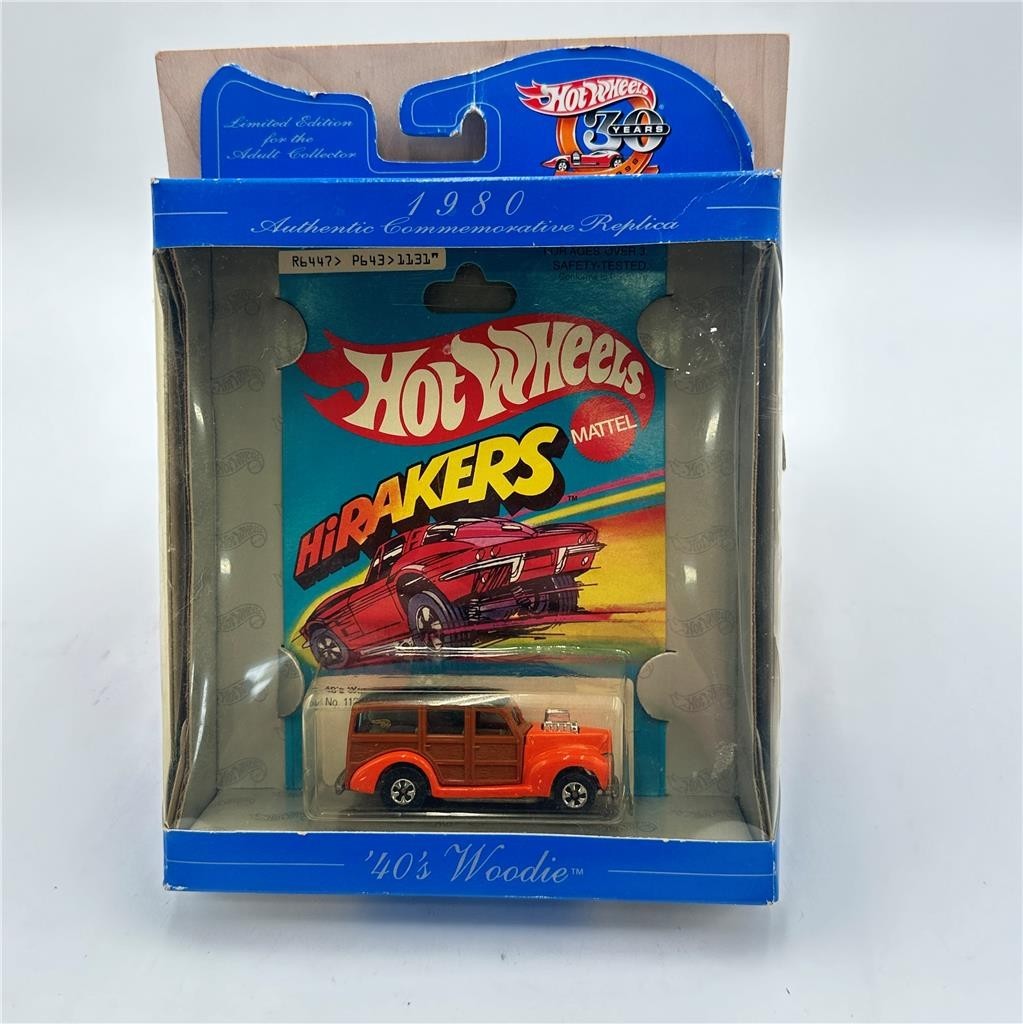 Hot Wheels 30 Years 1980 Authentic Commemorative Replica '40s Woodie LMT ED