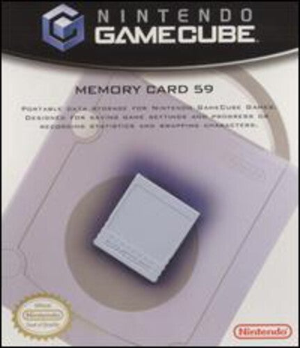 1x Mad Catz Smoke Gray Memory Cube Card Nintendo GameCube