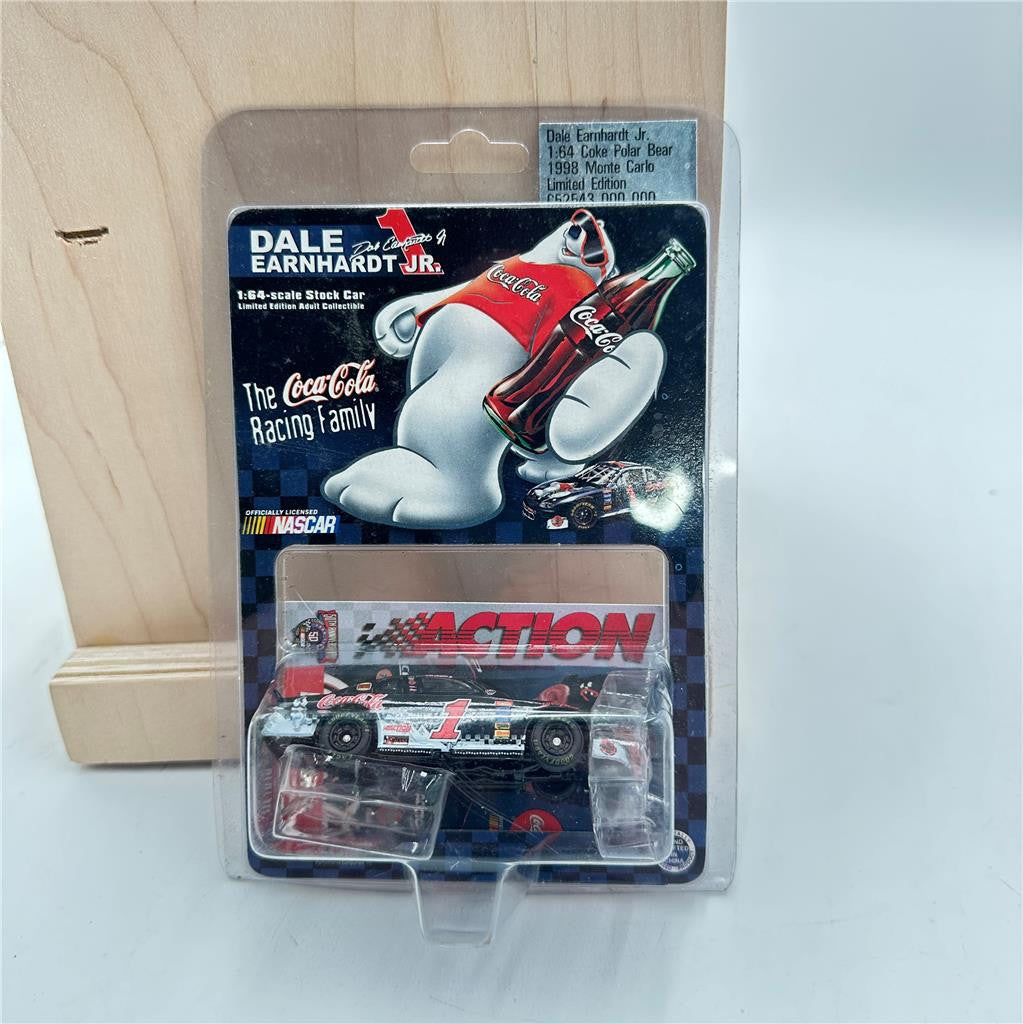 Action Nascar Dale Earnhardt Jr #1 Coke Polar Bear 1998 LE 1:64 Diecast Car