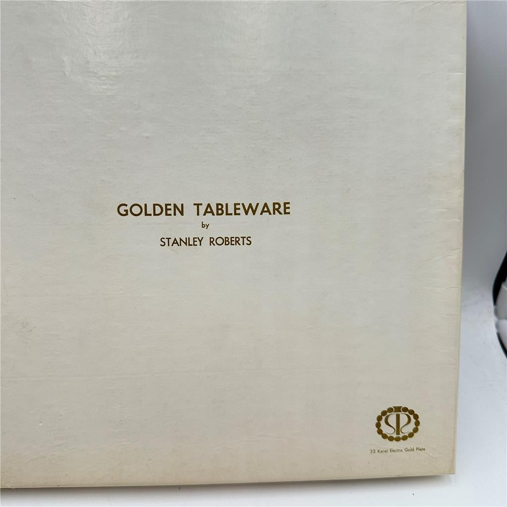 3 boxes- Golden Tableware by Stanley Roberts Golden Glenmeet 6 Pc Place Setting
