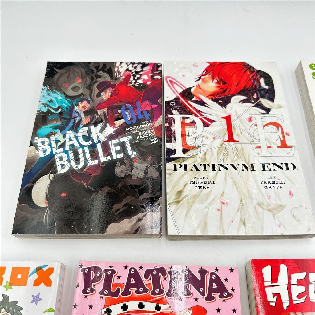 Lot of 7 Anime Graphic Novels