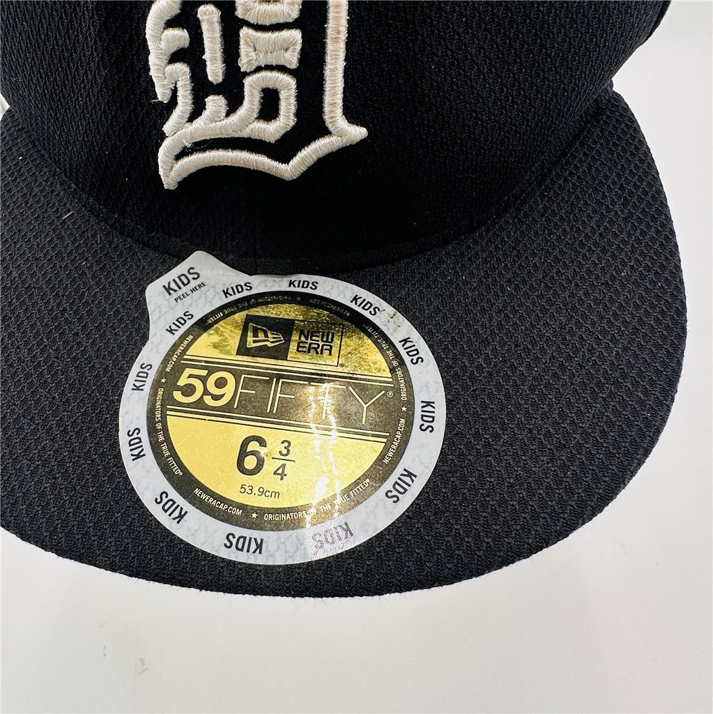 New Era Detroit Tigers MLB Team Classic Black 59FIFTY Fitted Kids Youth Hat Cap