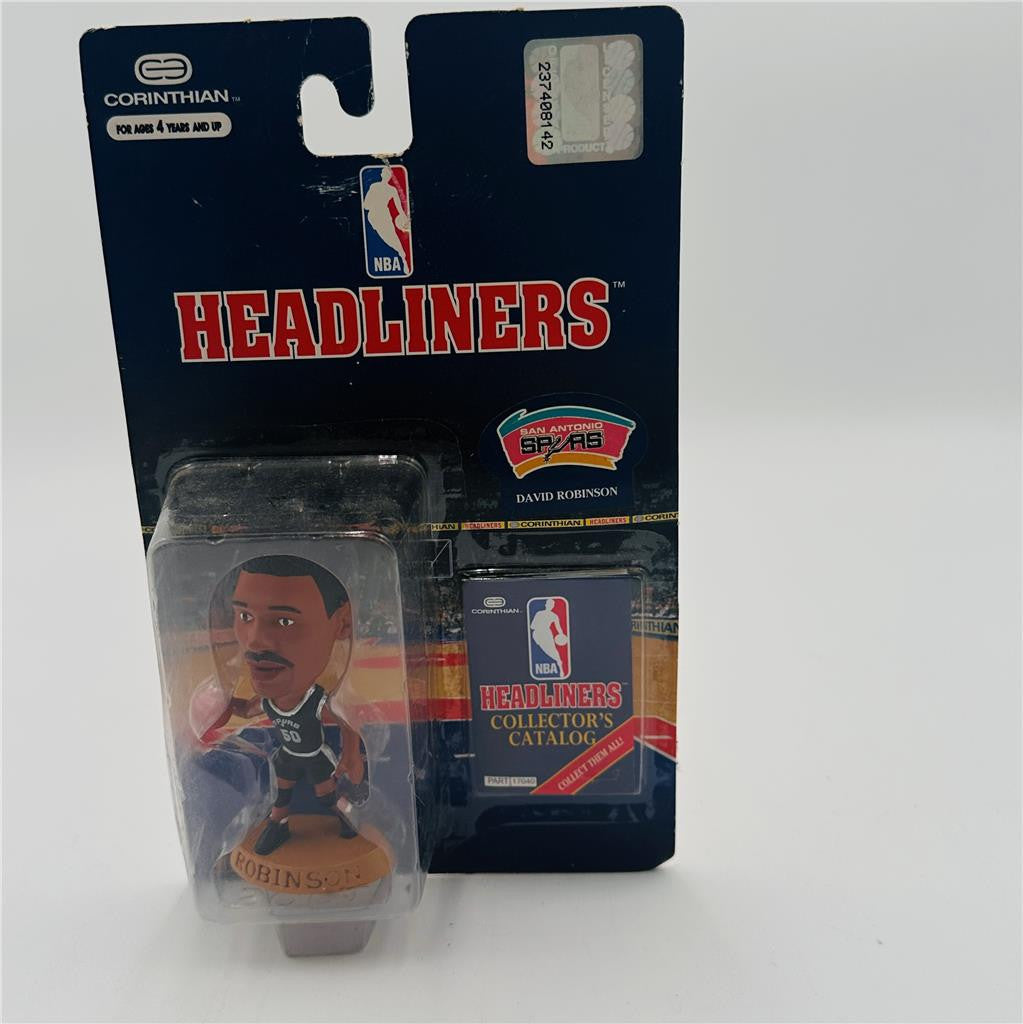 New NIB 1996 NBA Headliners - David Robinson San Antonio Spurs Figure Basketball
