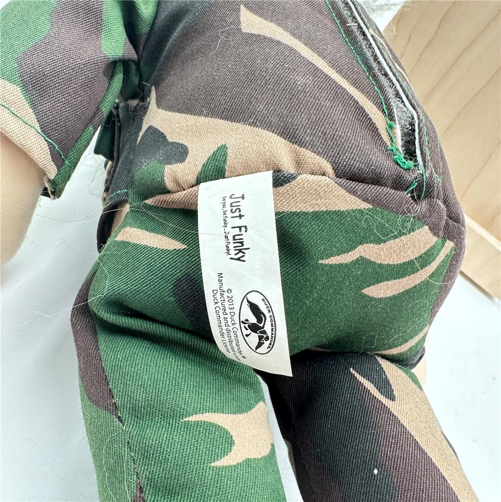 Just Funky Duck Dynasty 16" TALKING Uncle Si Robertson Plush Stuffed Toy Doll