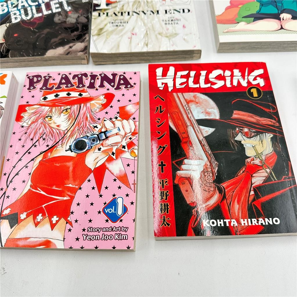 Lot of 7 Anime Graphic Novels