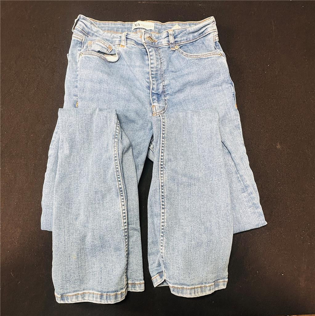 Zara Split Leg Flare Jeans Size 8