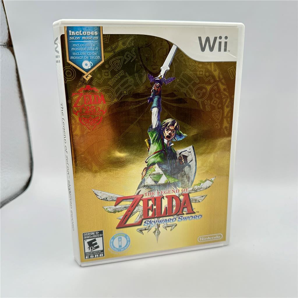 The Legend of Zelda: Skyward Sword Nintendo Wii 2011 CIB Complete with Music CD