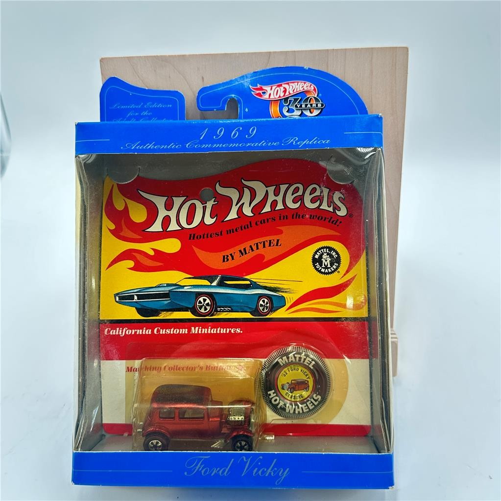 Hot Wheels 30 Years 1969 Authentic Commemorative Replica Ford Vicky LMT ED