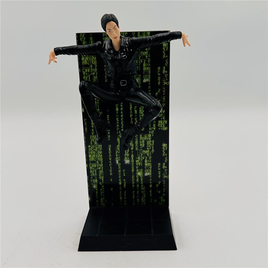 2000 N2 Toys The Matrix Trinity Figure with Display Stand