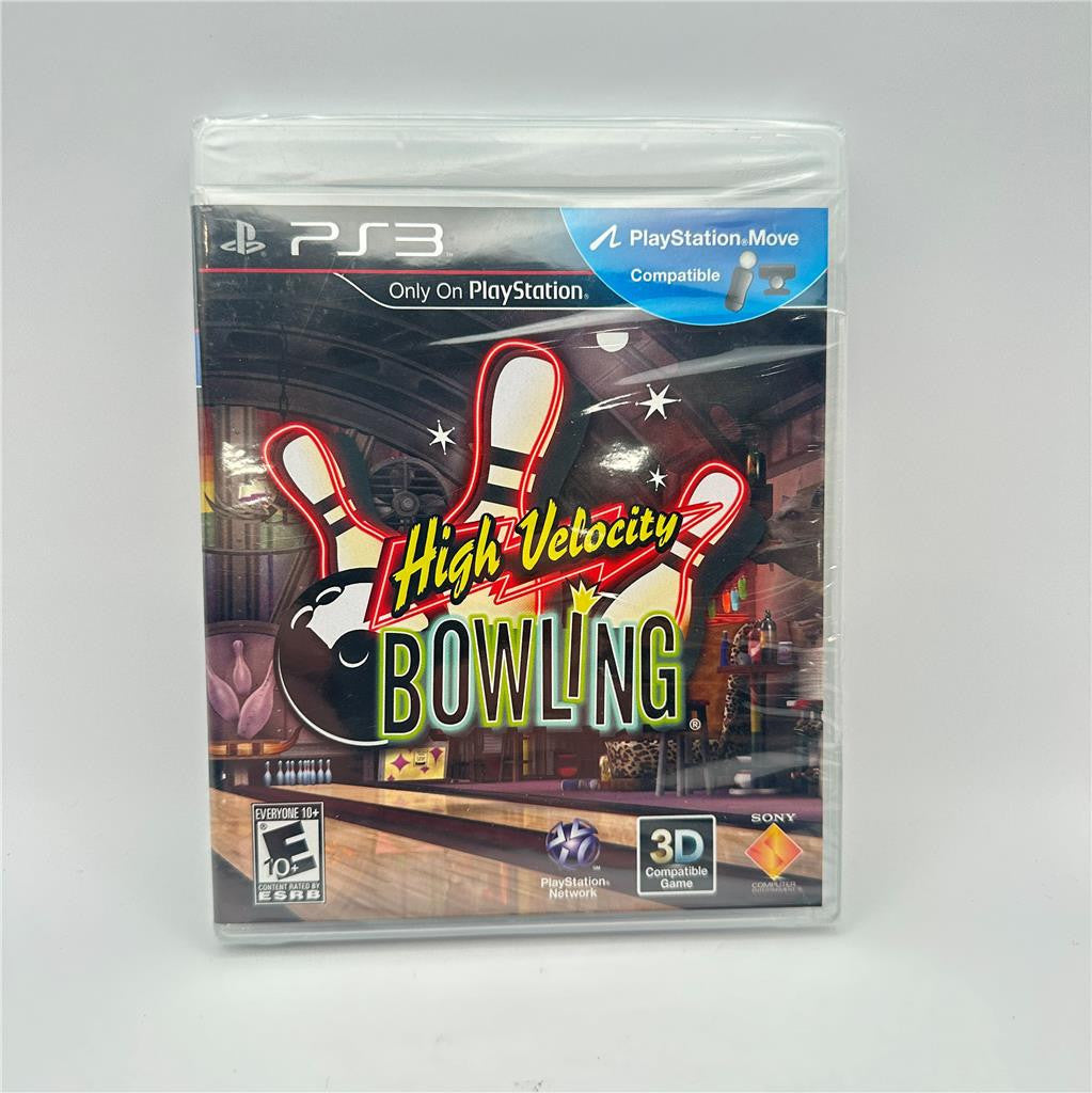 High Velocity Bowling (Sony PlayStation 3, 2010) NEW SEALED