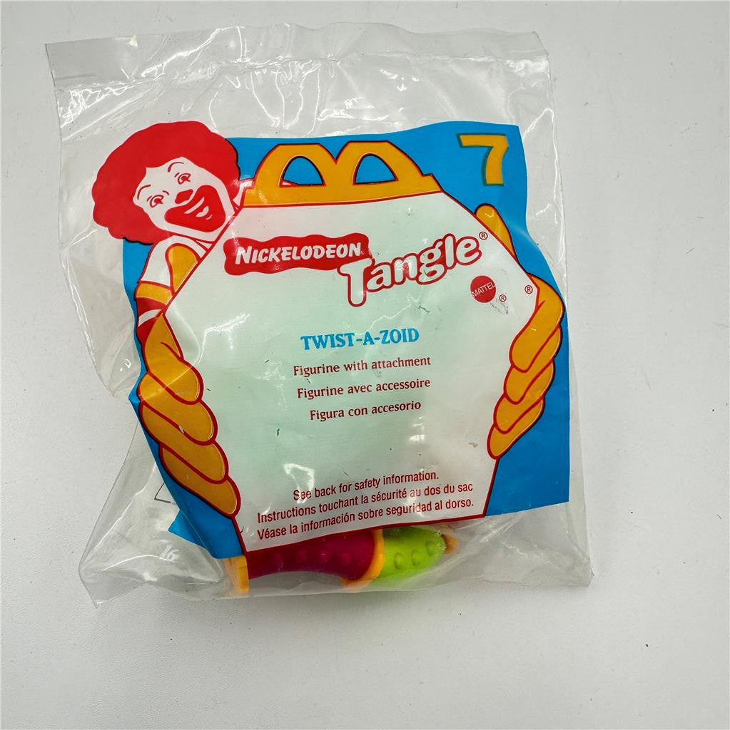 1996 McDonald's Nickelodeeon Tangle Twist-A-Zoid Sealed Toy