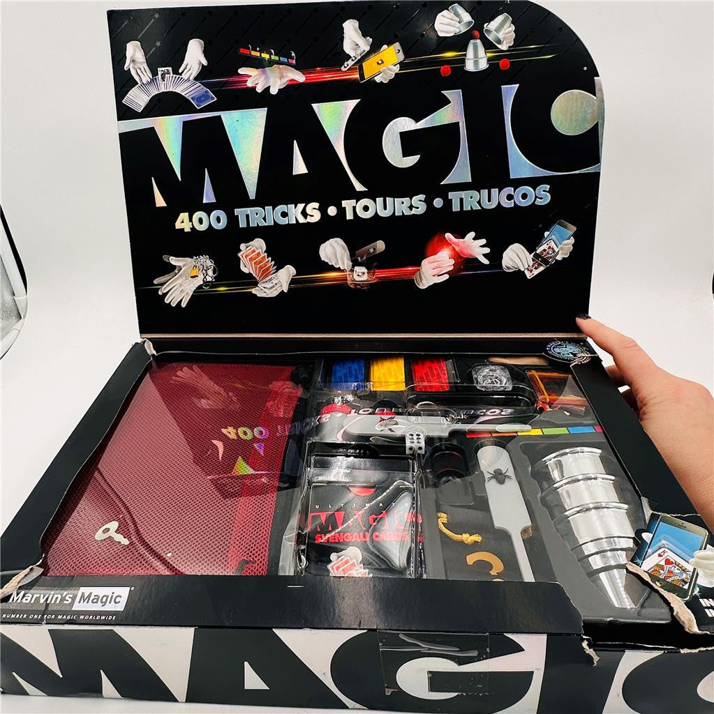 Marvin's Magic Ultimate Magic Set, 400 Tricks & Illusions NEW Box is Damaged