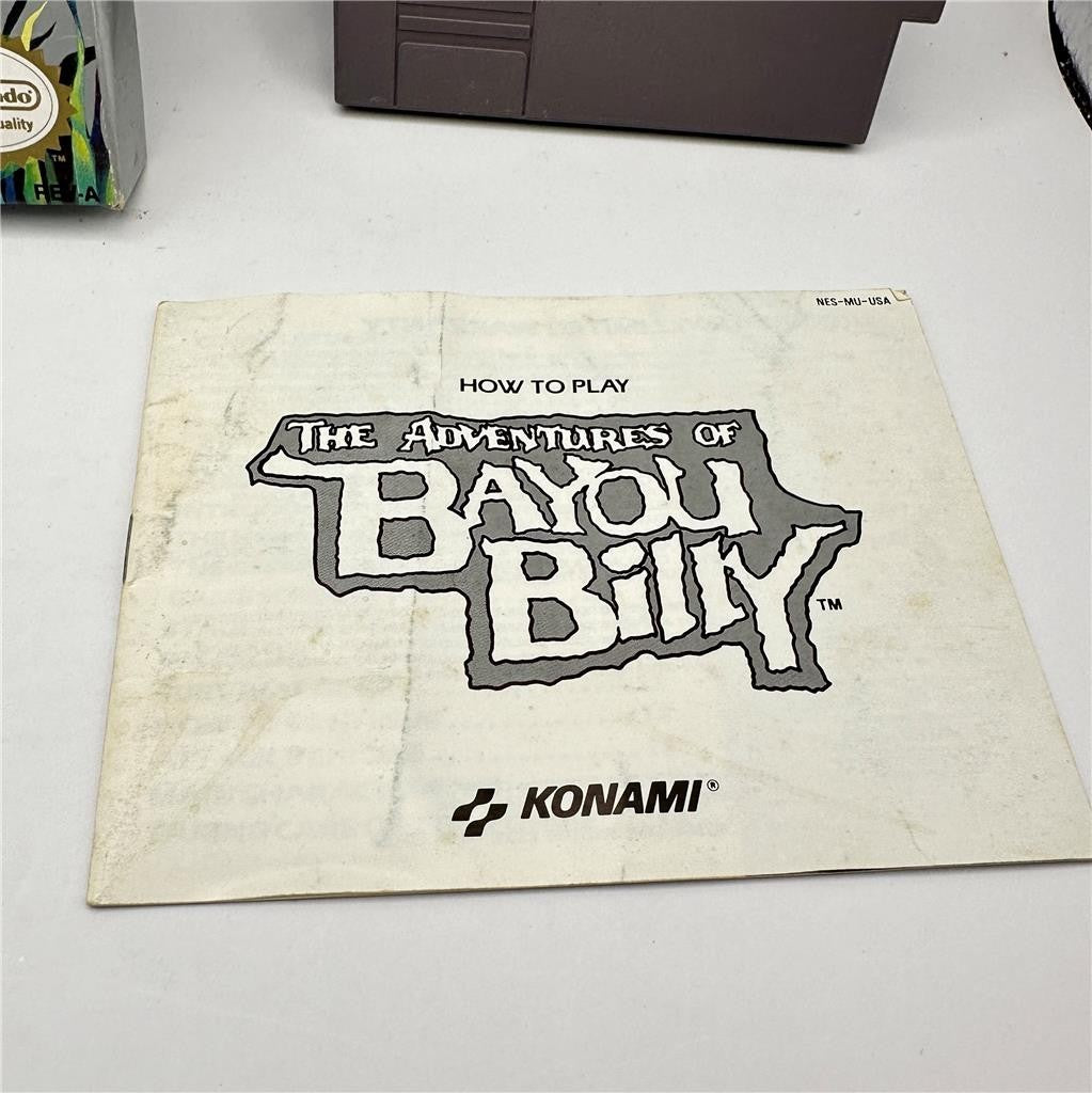 Adventures of Bayou Billy (Nintendo NES, 1989) CIB Compleate