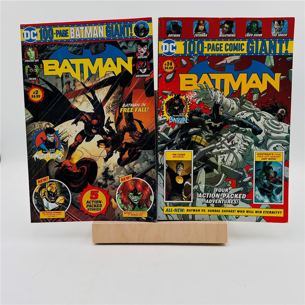 Lot of 2 Batman Giant (2018 series) #2 and #14