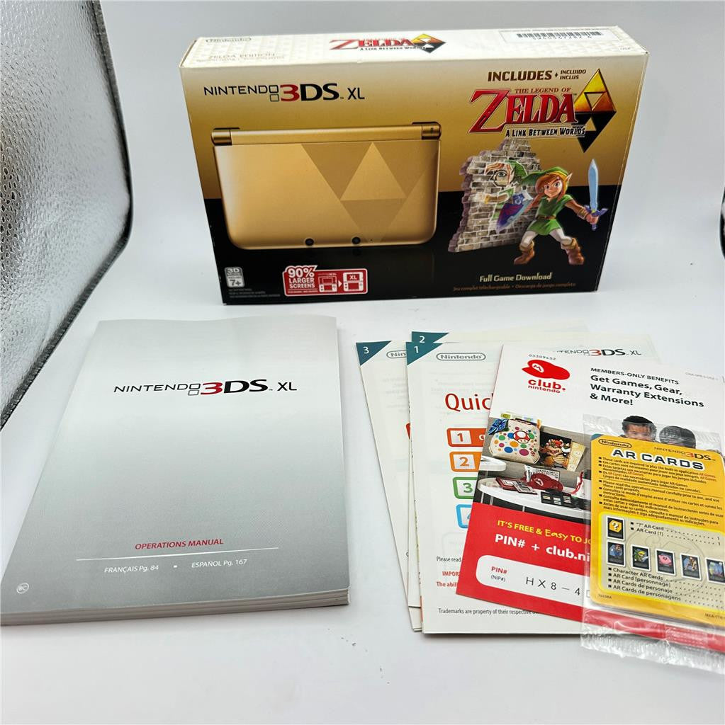 Nintendo 3DSXL The Legend Of Zelda: A Link Between Worlds BOX Man bags Only