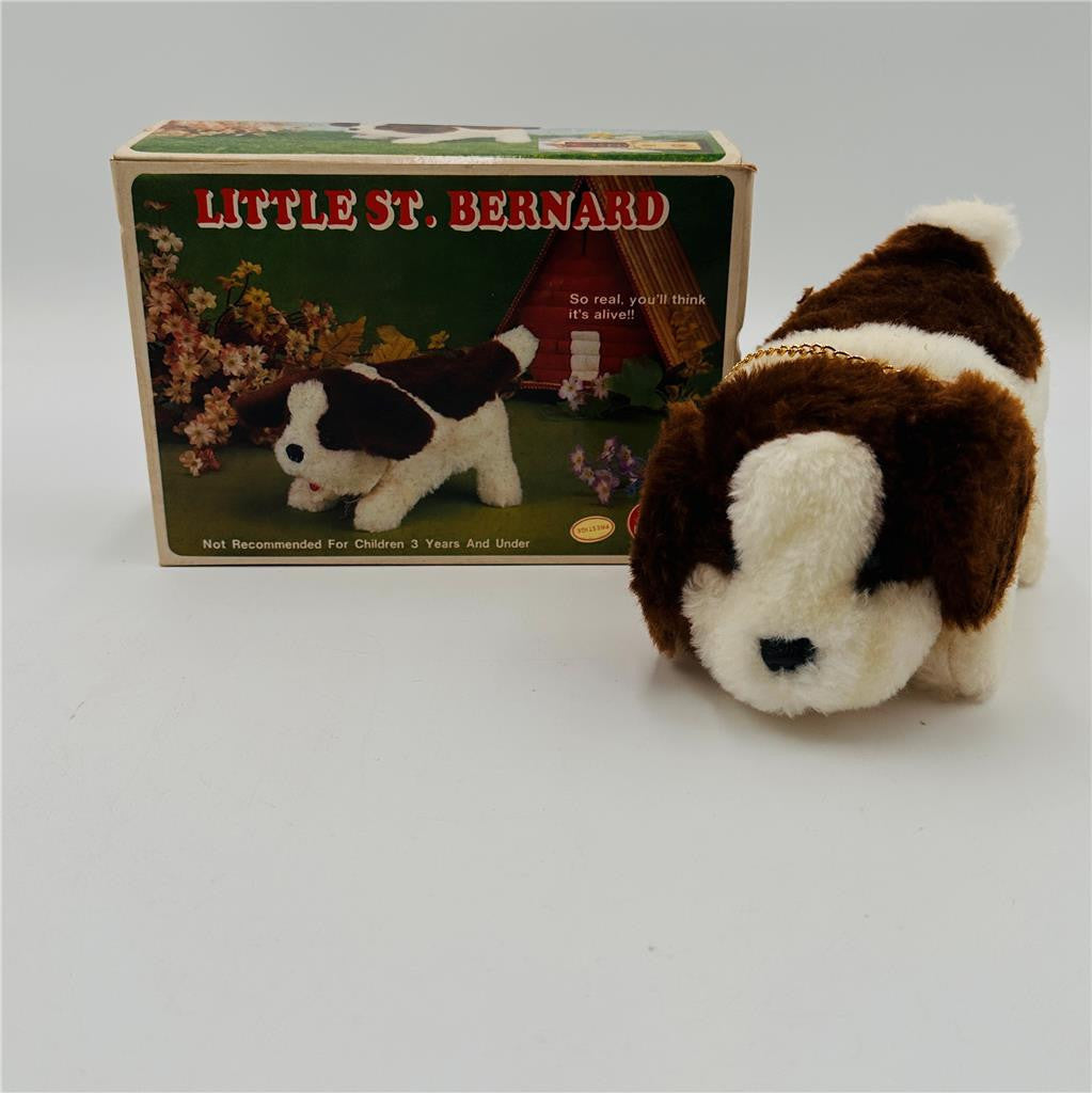 Vintage Little St Bernard Battery Operated Toy no. SC-7111 Not- Tested