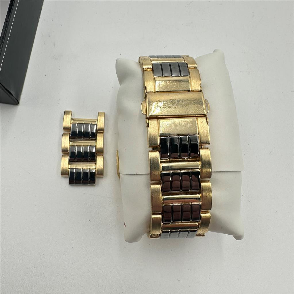 August Steiner Gold-tone Men's Watch AS8070YG With Box and xtra links
