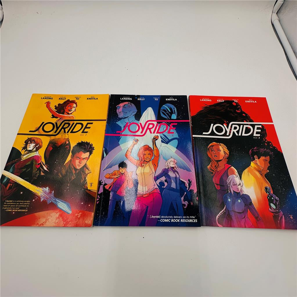 Joy Ride Vol 1-3 Graphic Novel Lanzing, Kelly