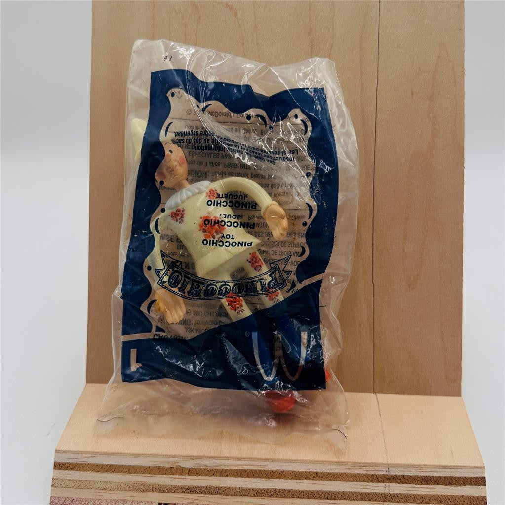 2002 Pinocchio McDonald's Happy Meal Bendy Toy-Sealed