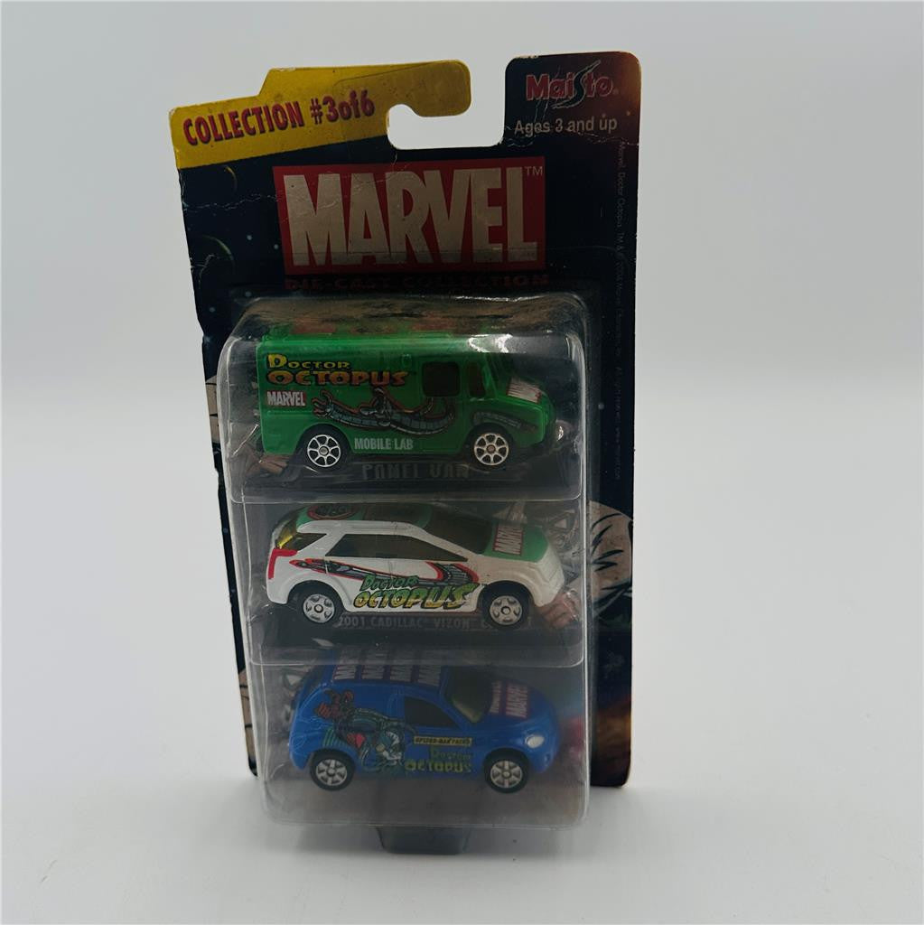 Maisto (2004) Marvel Diecast Collection #2 of 6 Three Pack Doctor Octopus