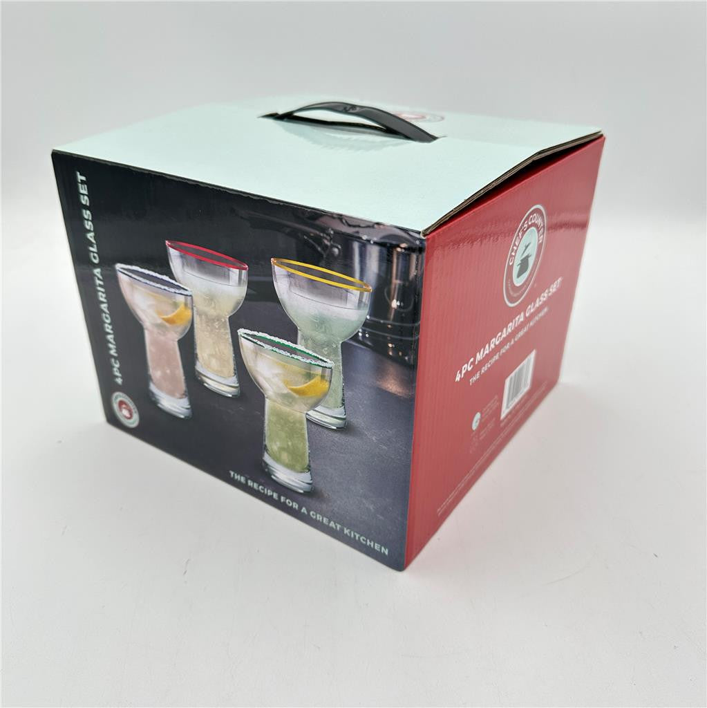 Chef's Counter Margarita Glass Set NEW