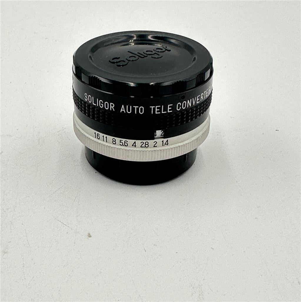 SOLIGOR AUTO TELE CONVERTER 2X TO FIT PENTAX w/ Case
