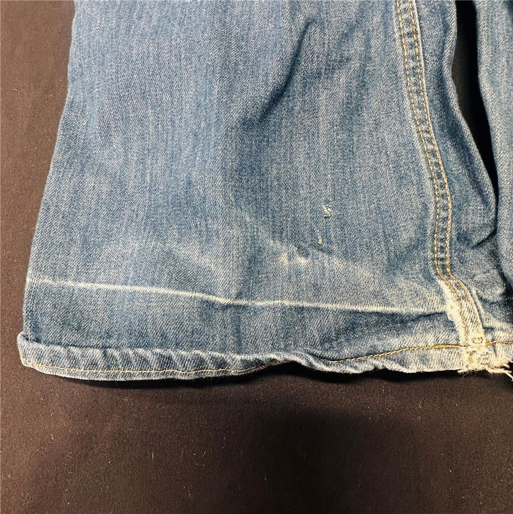 Aoki Made in the USA Women’s Flare Leg Dark Blue Denim Jeans (sz 30) See Descipt