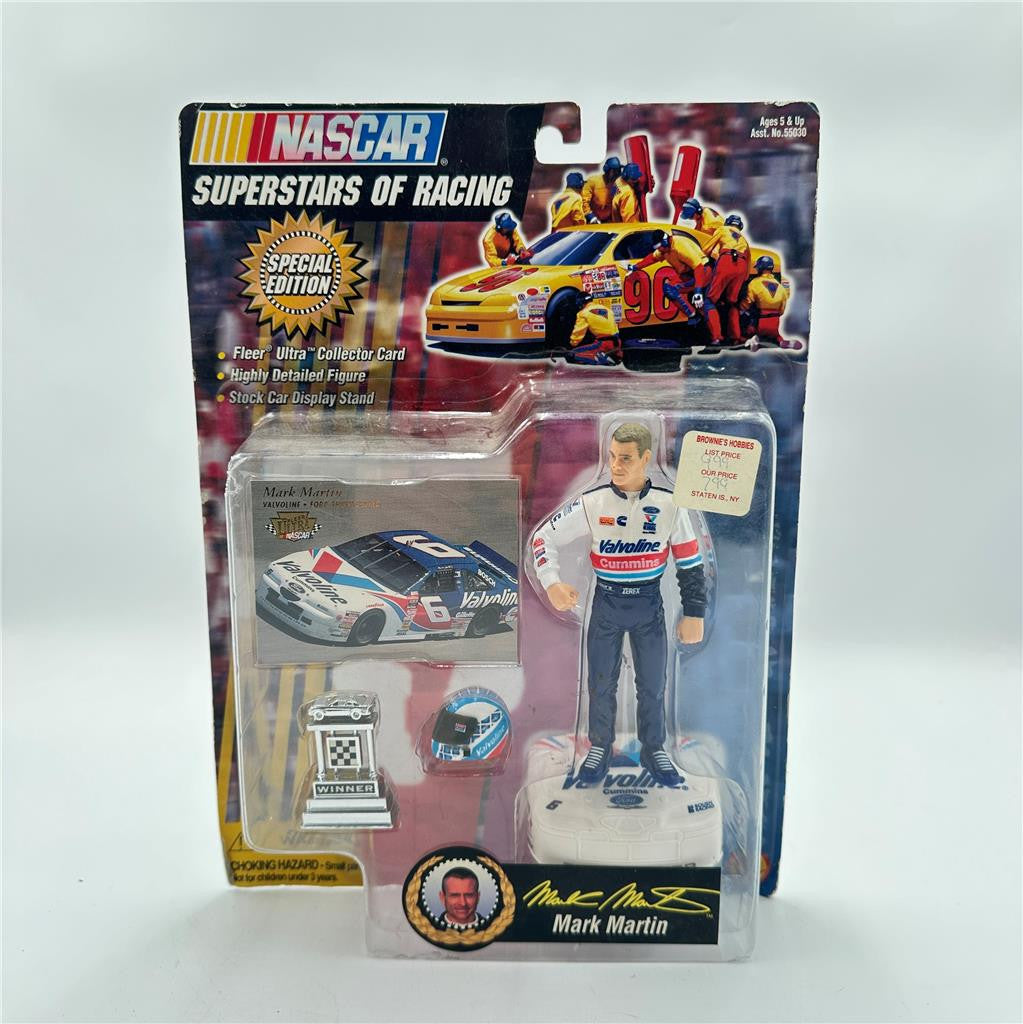 NASCAR SUPERSTARS OF RACING SPECIAL EDIT. 1997 MARK MARTIN ACTION FIGURE