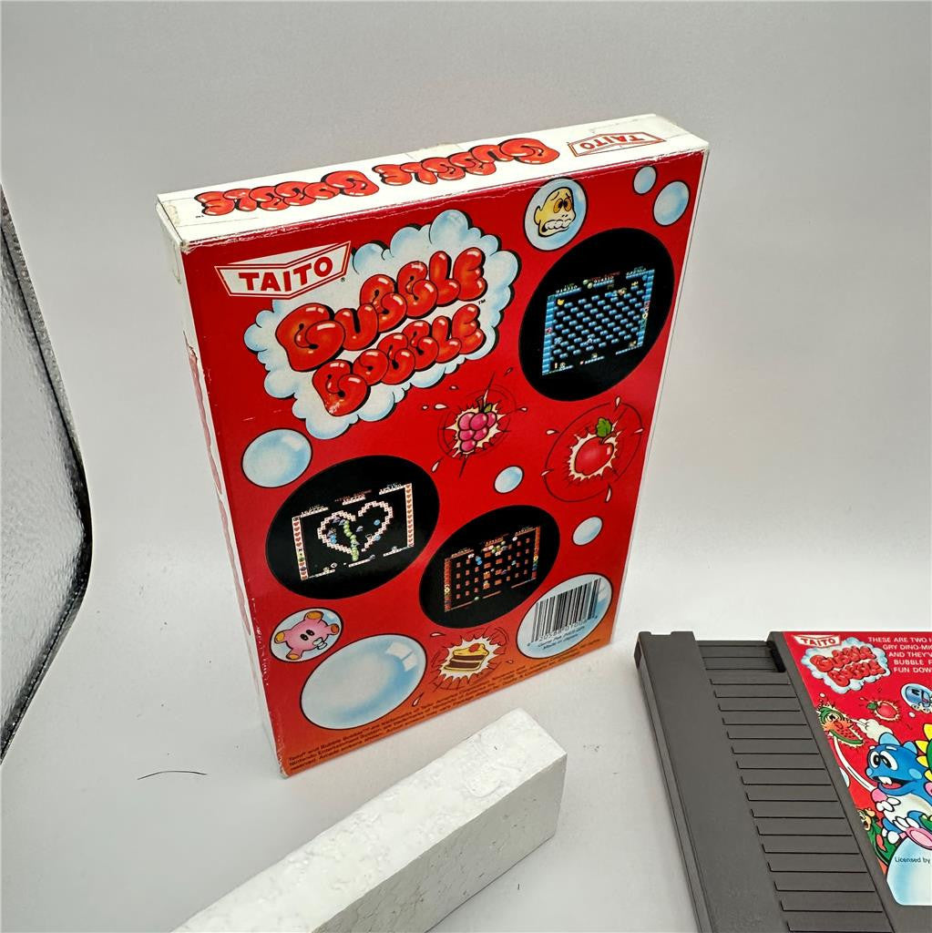 Bubble Bobble (Nintendo NES, 1986) Complete In Box CIB