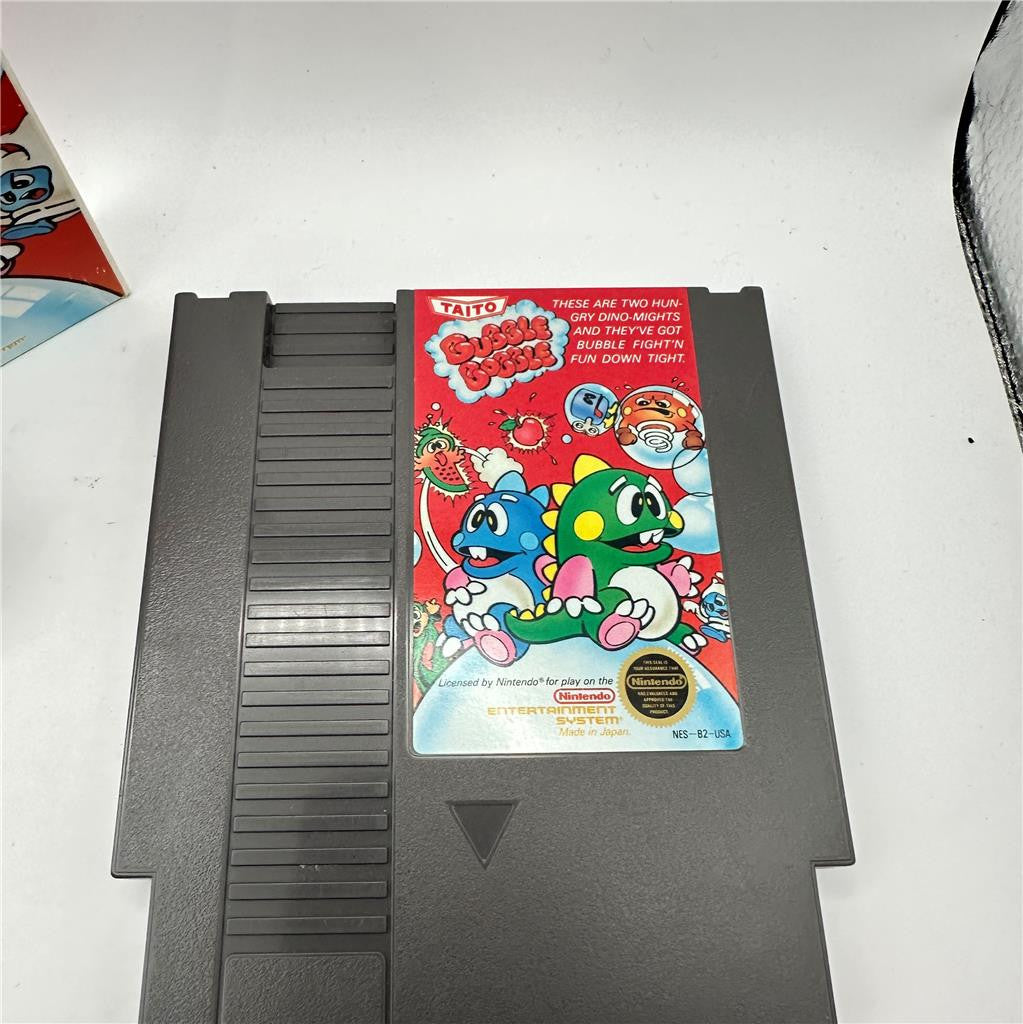 Bubble Bobble (Nintendo NES, 1986) Complete In Box CIB